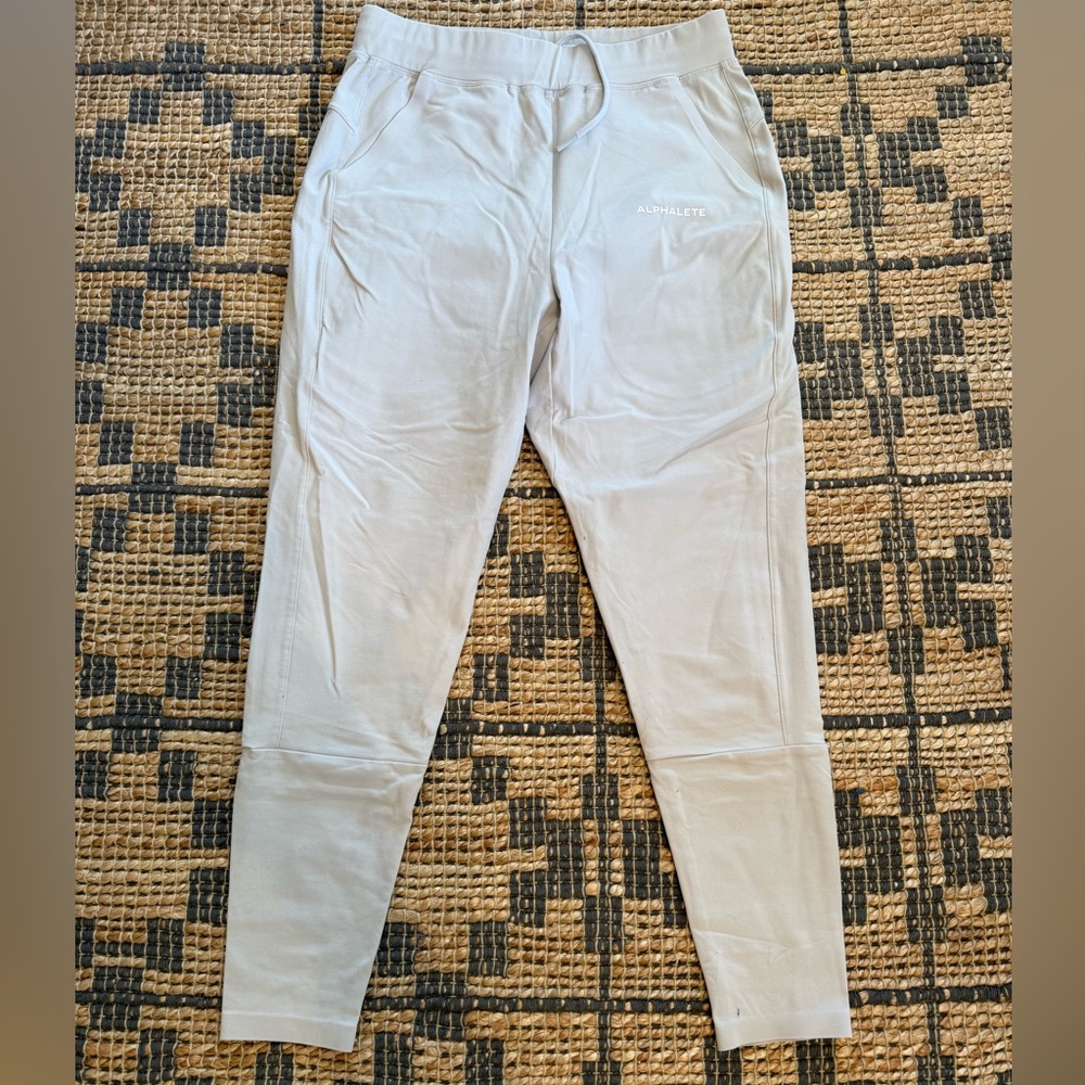 Alphalete Men's Light silver Joggers size medium